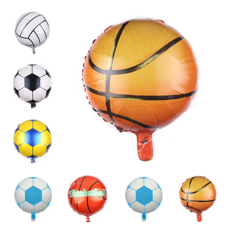 

22-inch 4D basketball aluminum balloon World Cup football bar party mall decoration aluminum foil balloon