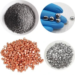 Particules de haute pureté 99.9%, cuivre, étain, tungstène, chrome, bismuth, molybdène, indium, tellurium et autres métaux 