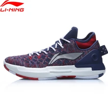 Li-Ning/Мужская обувь YUSHUAI XIII, низкая Профессиональная баскетбольная обувь, светильник, подкладка из пеноматериала, спортивная обувь, кроссовки ABAP095 XYL295