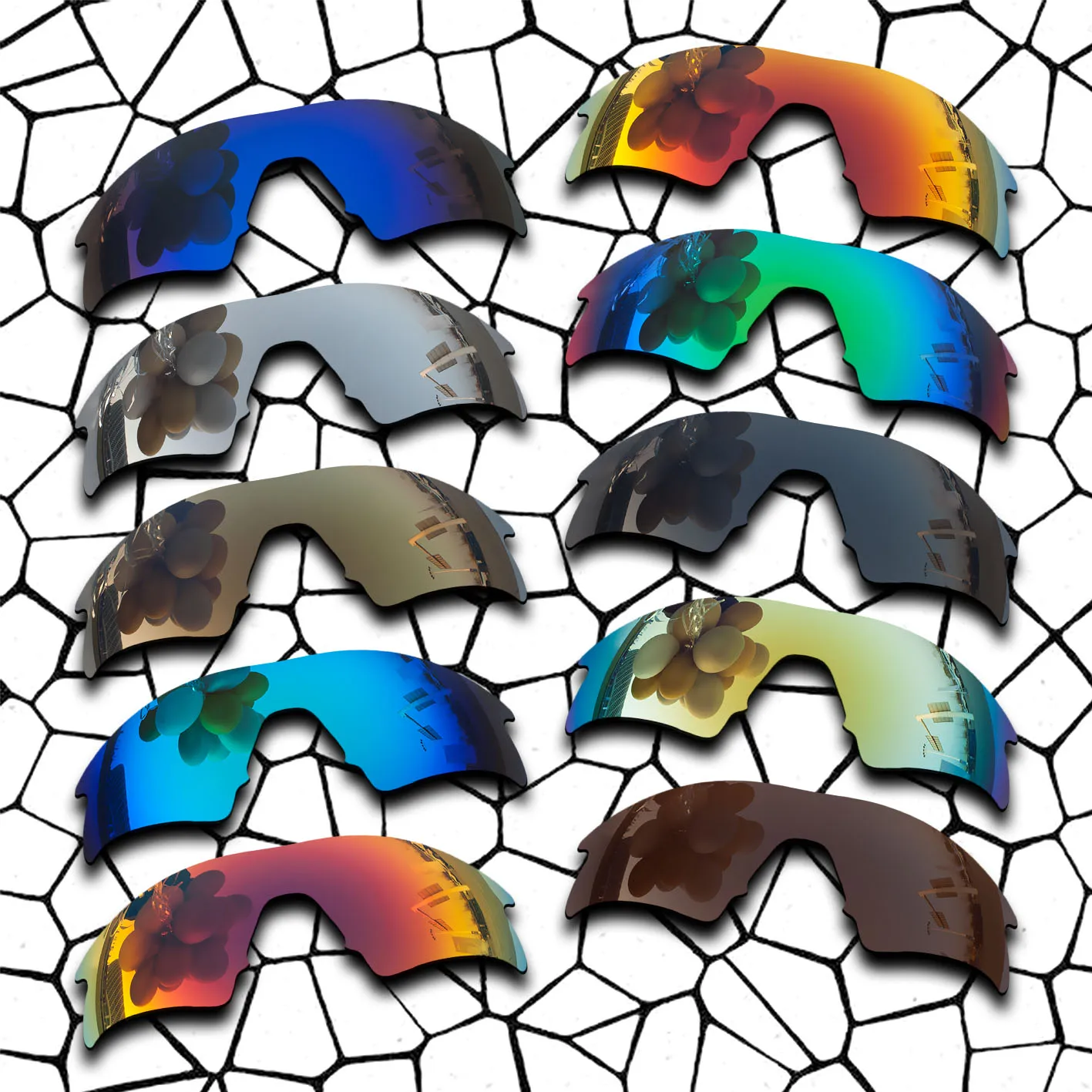 Поляризованные солнцезащитные очки Сменные линзы для-Oakley-M-Frame-развертка оправы