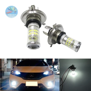 

2PCS H4 Fog Lights Driving lights H4 3014 48SMD Car Led DRL Highlighted Fog lights Hi/Lo H4 Daytime running lights White DC12V
