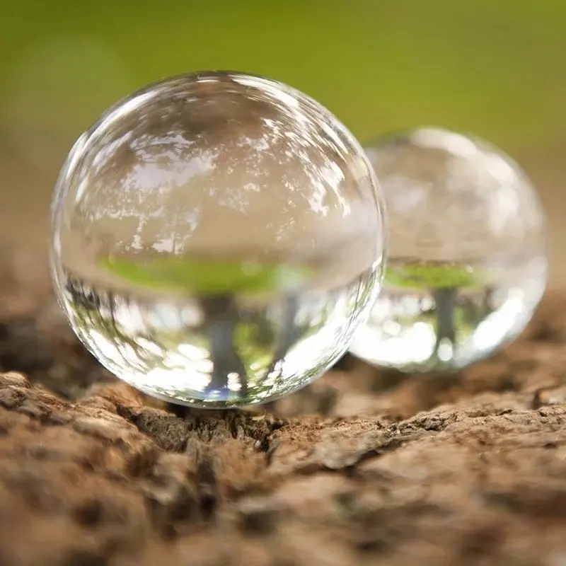 Искусственный прозрачный хрустальный стеклянный шар магический целебный фон сфера шар фотографии шары домашние рукодельные украшения линзы опора