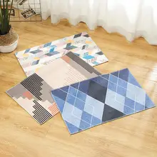 Коврик для двери, коврик с геометрическим принтом, ковер для ванной, нескользящий коврик для двери, коврики для спальни, коврики для дома
