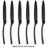 Black Dinner knife