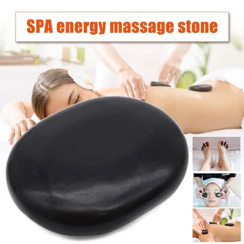 

Natural Hot Stone Massage Basalt Rocks Oval Shape Stones Massage Relaxation Tool Traditional Healthy Beauty Tool Hot Sale