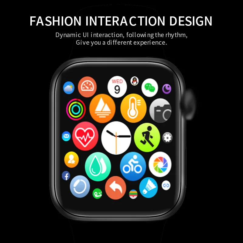 Kopen W58 Alle Dag Helder Display 11 Serie 5 Smart Horloge 40 Mm Veranderen Armband Smartwatch Mannen Vrouwen Voor Ios Android vs Iwo8 Iwo10