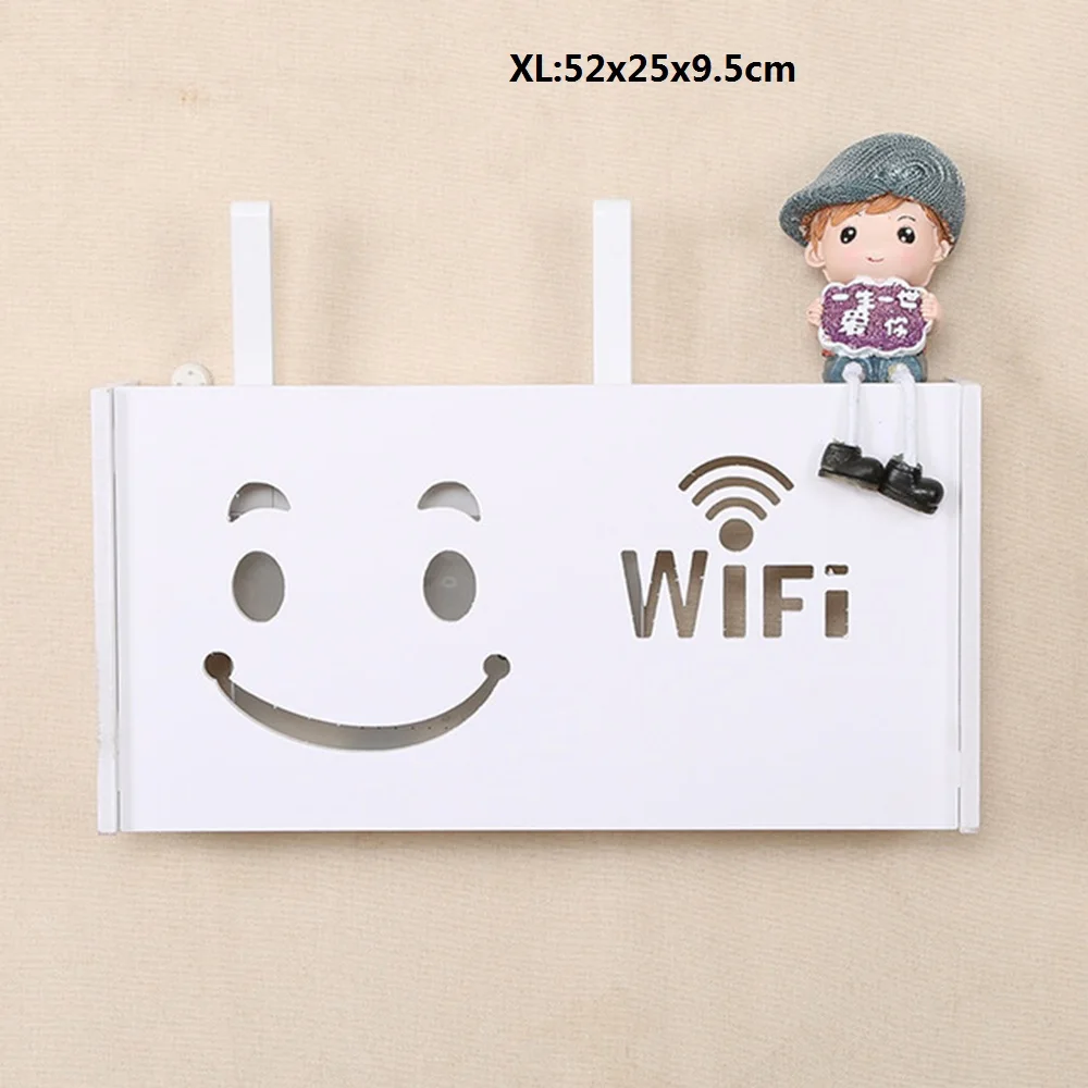 C3 Wi-Fi роутер Ящики Для Хранения ПВХ панель полка кабель Разъем Питания Провод настенный подвесной плавающий стеллаж Органайзер стеллаж для хранения декор - Цвет: C3