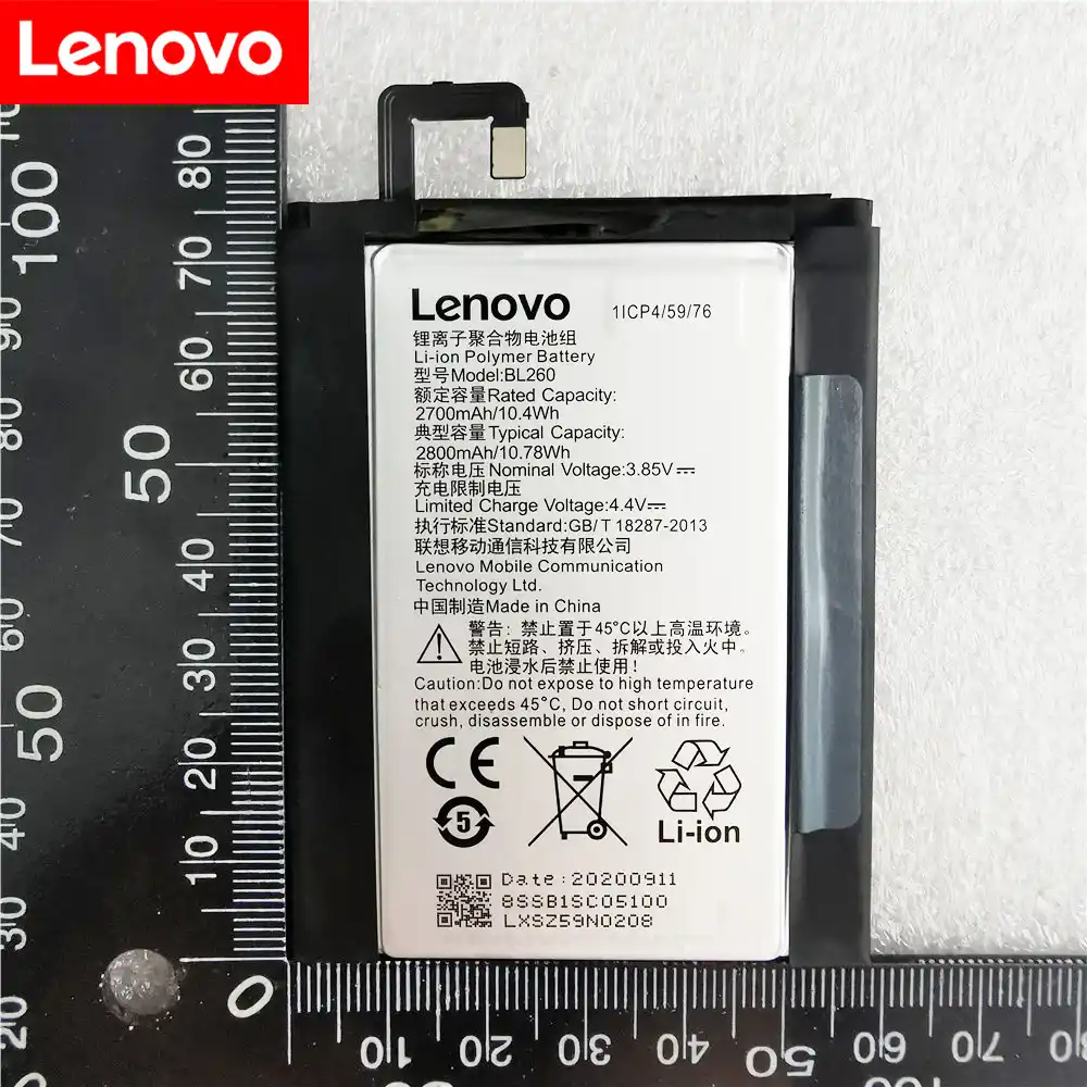 100 Original For Lenovo Vibe S1 S1c50 S1a40 Bl250 Battery Rechargeable Li Ion Built In Mobile Phone Lithium Polymer Battery Mobile Phone Batteries Aliexpress