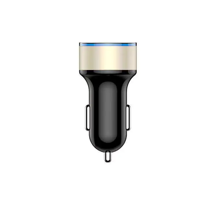 DC12V-24V 5 в 3.1A USB зарядное устройство 2 порты и адаптеры Быстрая зарядка двойной зарядное устройство USB с ЖК-дисплеем Напряжение автомобильные аксессуары - Название цвета: sliver