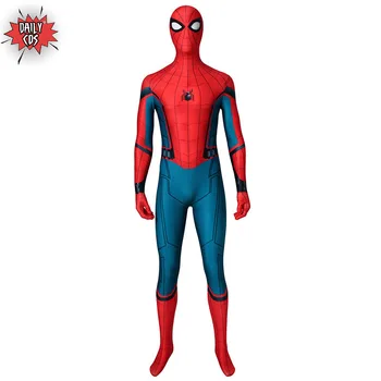 

Civil War Spider-Man Homecoming Spider-Man Far From Home Bodysuit Fancy Jumpsuit with Mask Adult Man