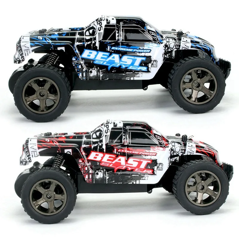 

2 Pcs New RC Car 2811 2.4G 20KM/H High Speed Racing Car Climbing Remote Control Car RC Electric Car Off Road Truck 1:20 RC , Red