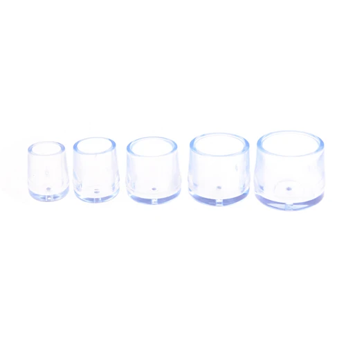 

4pcs Practical 4 Sizes Feet Cover Transparent Clear Pads Protector For Furniture Table Desk Chair Leg Pad Anti-slip Anti-scratch