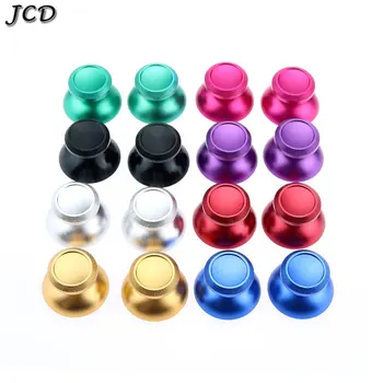 

JCD 1Pair Aluminum Metal Analog Joystick Thumb Stick Grip Cap Replacement Buttons For PS4 PS4 Slim/Pro/Xbox One Slim Controller