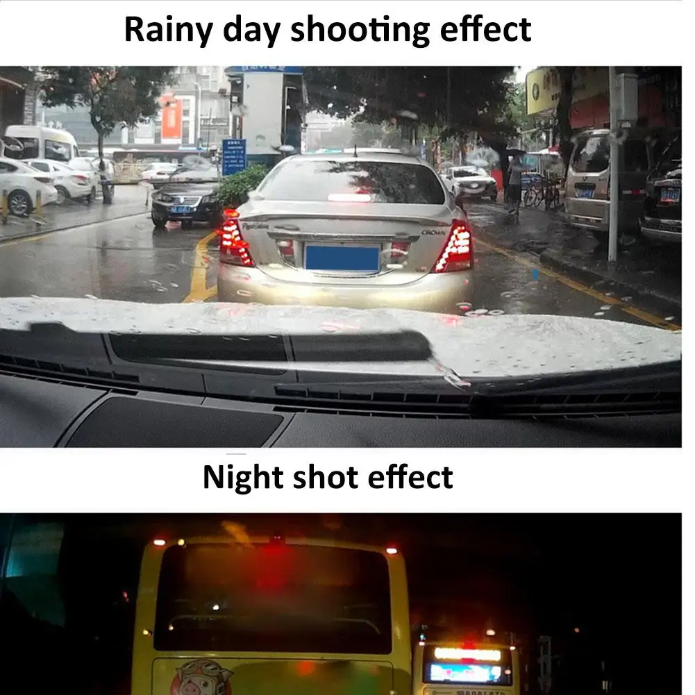  43 Zoll 1080P Auto DVR Kamera Rückspiegel Digital Video Recorder Nachtsicht Dual Objektiv Bild Park