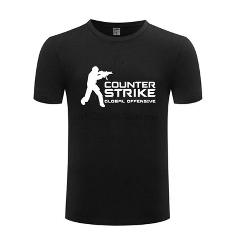 New Pattern fashionMen Short Sleeve t-shirts Game Counter Strike CSGO | Мужская одежда