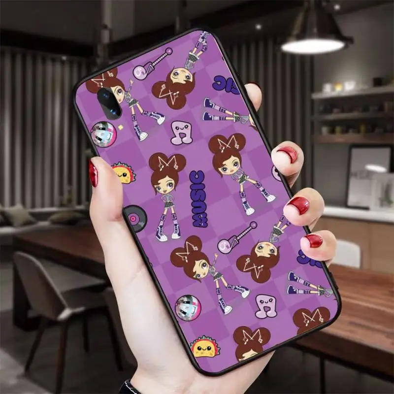 CUTEWANAN мультфильм Kuu Harajuku мягкий силиконовый черный чехол для телефона Vivo Y91c Y17 Y51 Y67