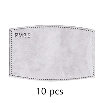 

10 pcs/lot PM2.5 Filter Paper 5-layer Filter Anti Dust Mask Filter Paper
