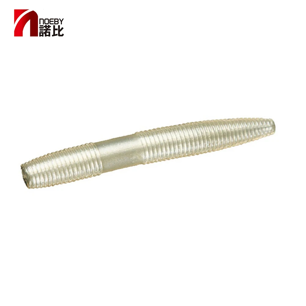 

Noeby S3112 Fishing Lure Soft Worm Shrimp Artificial Bait Wobblers Mini 5cm 1.5g 6pcs / Bag