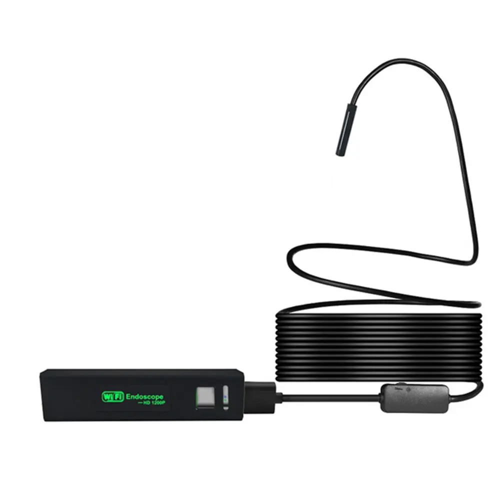 1m Endoscope Borescope Wireless 8mm F150 8LED Waterproof Snake Camera Hard Line for IOS Android - Цвет: 1m