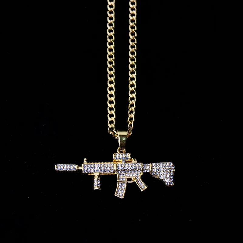 

k-6 Fashion Punk Hip Hop Women and Men Shape Crystal Rhinestone Bracelet Chain Necklace Creative Necklaces Jewelry