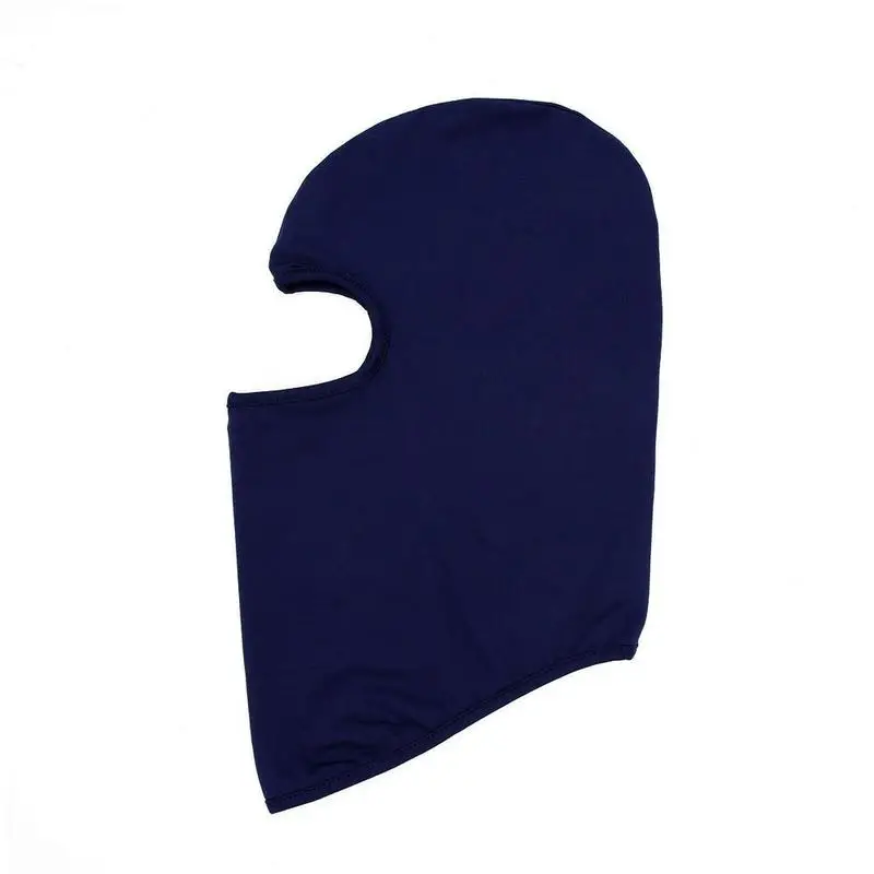 navy blue Открытый полный маска для лица лыжный шеи Лето солнце ультра УФ защиты тонкий - Цвет: navy blue