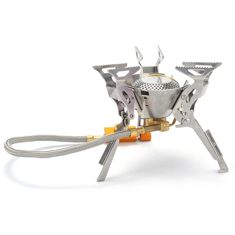 

Gas stove Camping Foldable FMS-100 Split Gas Stove two-channel preheat & windproof Outdoor hiking traveling cooking Stoves