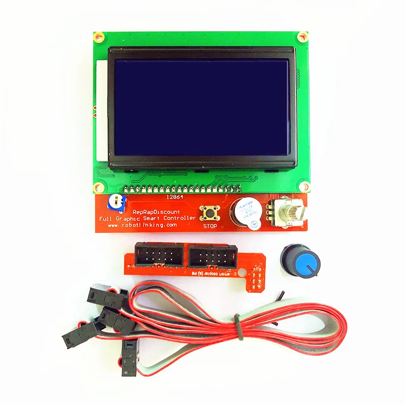 Ramps 1,6 комплект обновления базы на Ramps 1,4 1,5 с Mega2560 плата Reprap управления+ 12864LCD+ A4988/Drv8825 драйвер 3d Принтер Комплект