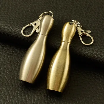 

Bowling Keychain Flint Fire Starter Permanent Match Windproof Striker Portable Survival Tool Lighter Kit Outdoor Survival Tools