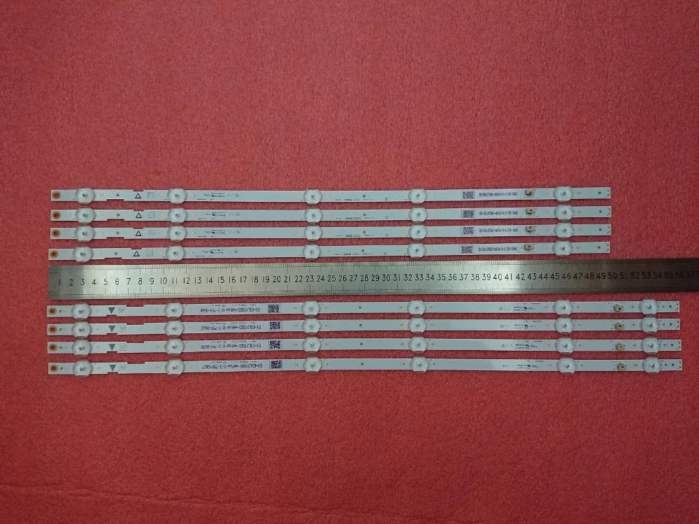 

New 5set=40 PCS LED backlight strip for 55PFL5601 55W5S1P 55W6S1P LB55084 UDULEDLXT006 UDULEDLXT005 UDULEDOGS059 UDULEDOGS060