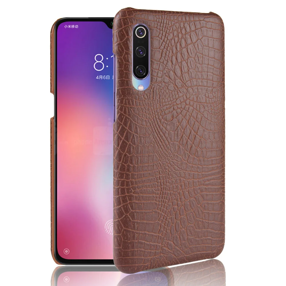 Для Xiaomi mi 9 Pro чехол Роскошный узор крокодил Бизнес Стиль ПК Жесткий Чехол для