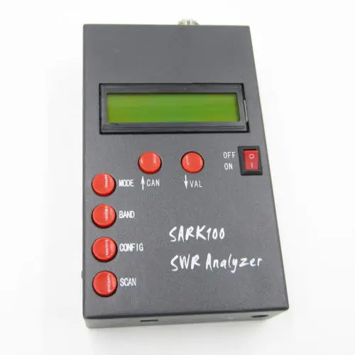 

SARK100 1-60MHz HF ANT SWR Antenna Analyzer Meter Standing Wave Tester for Ham Radio Hobbyists Impedance Capacitance Measurement