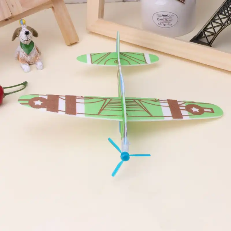 Espuma De Avião De Papel Mão Jogando Y4QA Gliding Avião Modelo Toy Presente das Crianças DIY