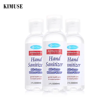 

KIMUSE 3PCS 60ml Hand-Gel Travel Portable Hand Sanitizer Gel Anti-Bacteria Disposable No Clean Waterless Antibacterial Hand Soap