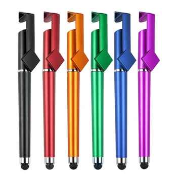 

10 Pack 3 in1 Gel Pens With Sensitive Touchscreen Stylus Tips Phone Holder Gel Writing Pens Kit School Office Supplies