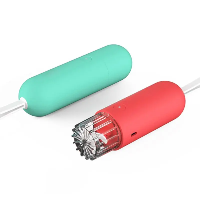 Мини портативный usb вентилятор перезаряжаемый капсульный охлаждающий вентилятор с героями мультфильмов с шнуром для путешествий бизнес-офиса 4XFB