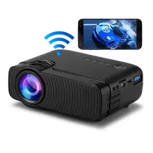 Mini WIFI 1280x720P Portable Video LED Projector support 1080P 3D Home Theater Smart Video Projector