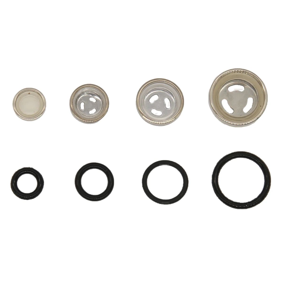Motorcycle Metal Sight Oil Sight Glass Seals For Master Cylinder Diameter 18mm Iron Rubber