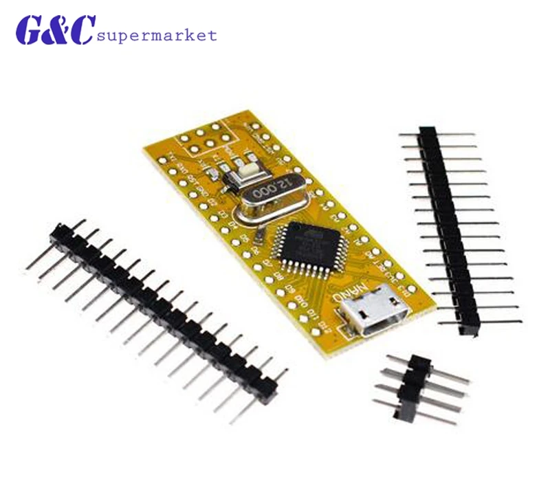 Совместимая плата Nano V3.0 ATmega168 / 328P 5V 16M микроконтроллер для Arduino ATF совместима с