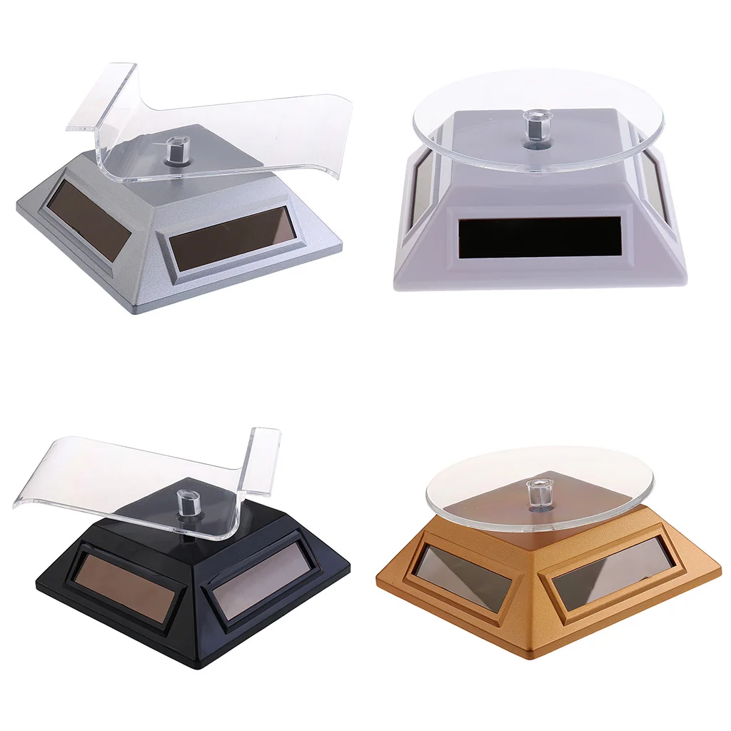 

Black Double Use Rotating Turn Table - Jewellery Phone Display Stand Hodler