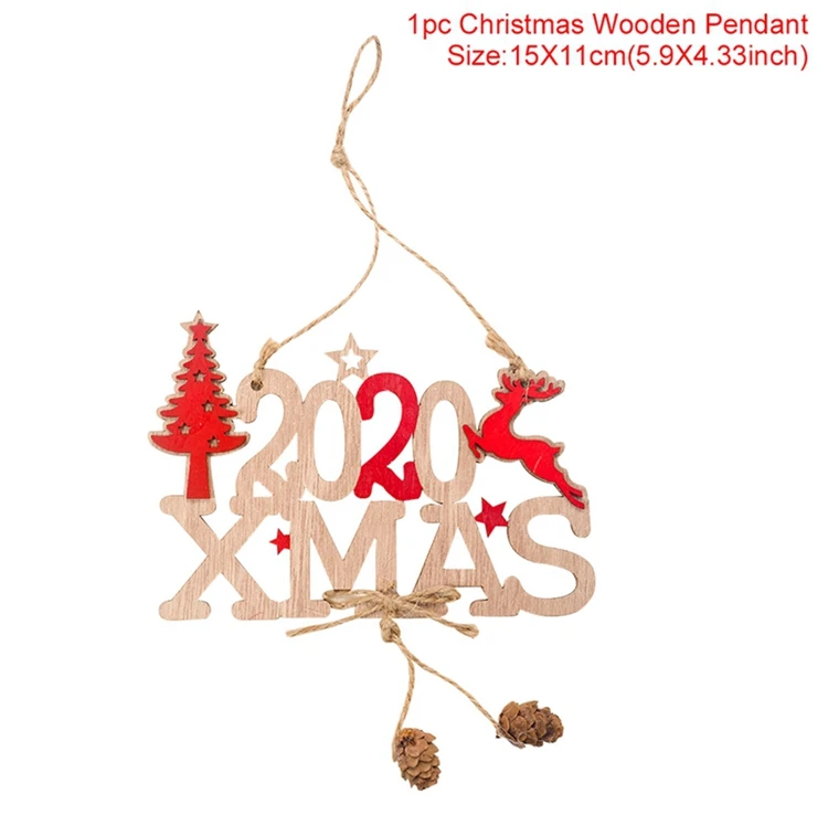 2020 ornament 1 Рождественские украшения, рождественские украшения для дома,, Navidad Noel, Санта-Клаус, рождественские подарки, украшение нового года - Цвет: 2020 ornament 1