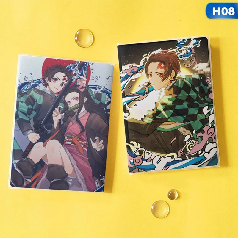Японское аниме Demon Slayer: Kimetsu No Yaiba окружающие плакаты фото рукав Записная книжка Дневник аниме Обучающие принадлежности - Цвет: H08