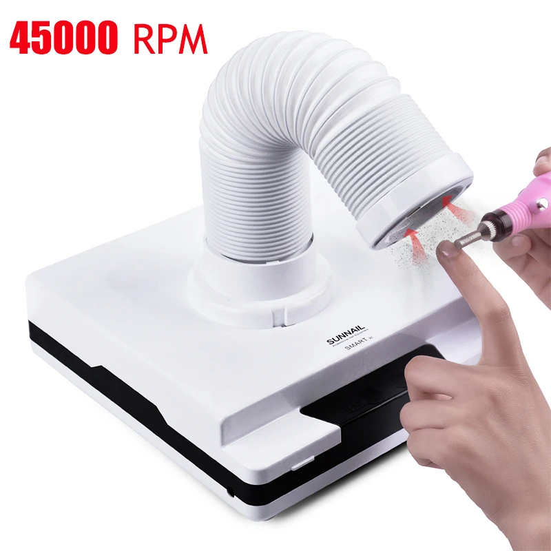 

60W strong Nail dust collector 4500rpm vacuum cleaner for nail dryer vacuum cleaner cleaner telescopic elbow manicure tool