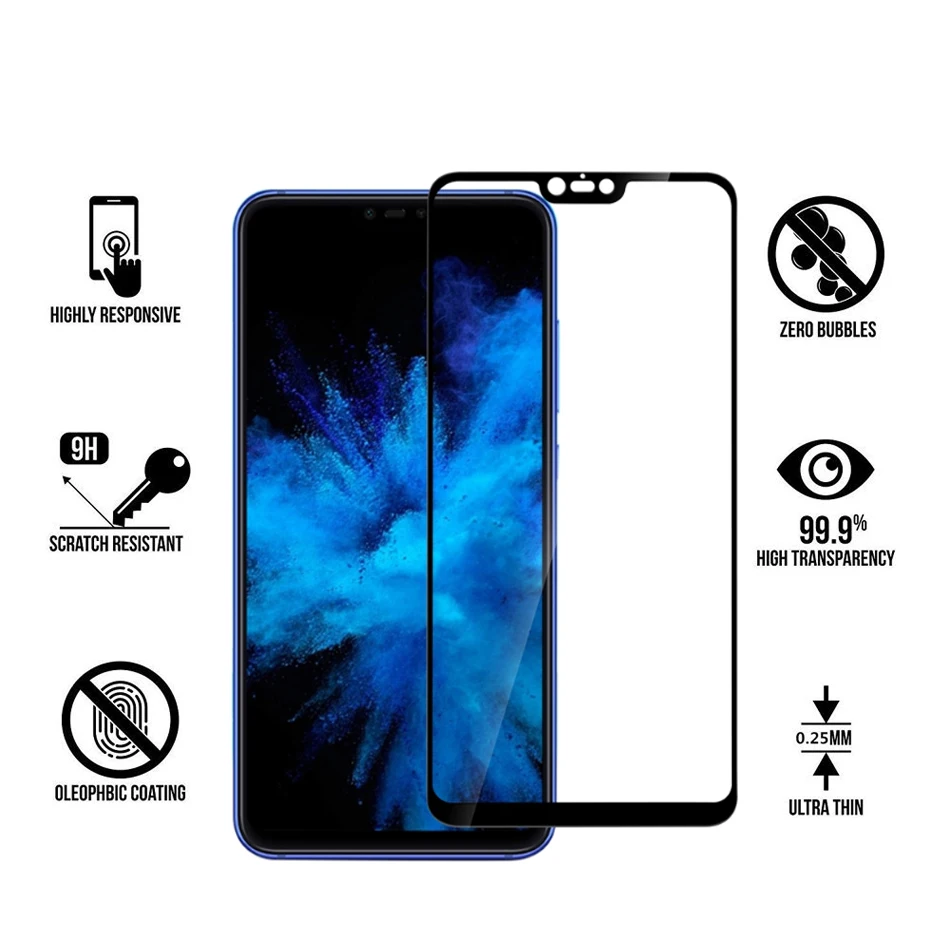 CHOETECH закаленное стекло для Xiaomi mi 8 SE 9H твердость Полный Клей Стекло Xiao lite Pocophone F1