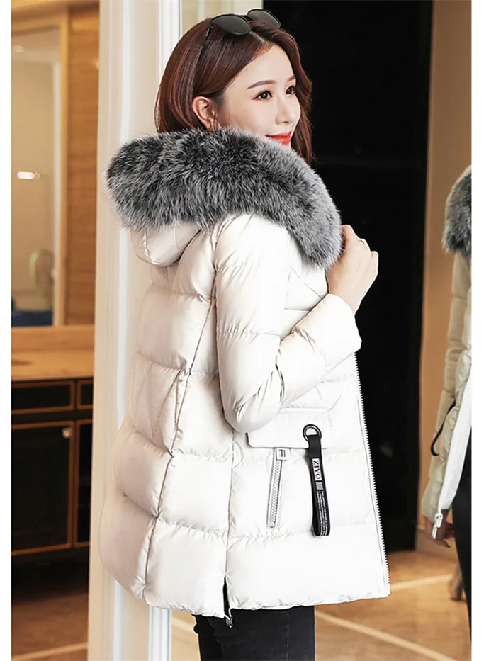 Jacket Women Grade Genuine Leather Clothes Coat Womens New Style Winter Haining Sheep Leather down Jacket Fox fur Hooded Q145