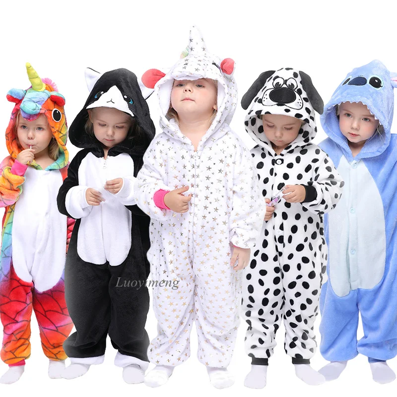 Kigurumi Children's Pajamas For Girls Boys Unicorn Sleepwear Flannle Kids Stitch Onesies Animal Pijamas Suit Winter Cat Costumes Kigurumi Children's Pajamas For Girls Boys Unicorn Sleepwear Flannle Kids Stitch Onesies Animal Pijamas Suit Winter Cat Costumes