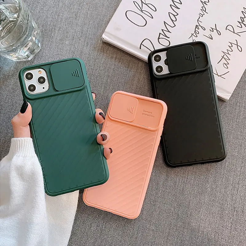 For iPhone 11 Slide Camera Protection Phone Case For iPhone 11 Pro Max XR XS Max X 8 7 6 6S Plus 11 Pro Matte Cover Soft For iPhone 11 Slide Camera Protection Phone Case For iPhone 11 Pro Max XR XS Max X 8 7 6 6S Plus 11 Pro Matte Cover Soft