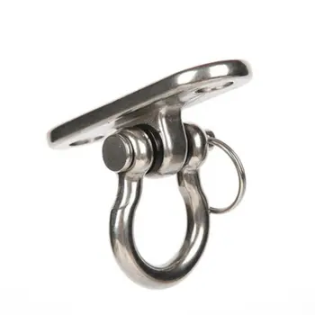 

High Quality 304 Stainless Steel Sandbag Hook Multipurpose Sandbag Fixed Buckled Parts Rotatable Hanging Chair Fixing Buckle