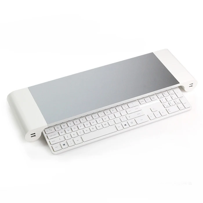 4 Ports USB Monitor Heighten Stand Aluminum Holder Bracket for Laptop PC Computer OUJ99