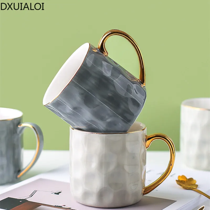 

Однотонная кружка в скандинавском стиле, креативная простая кружка, керамическая кружка, женская, офисная, домашняя кофейная чашка 300 мл, кофейная кружка DXUIALOI, чашки для воды