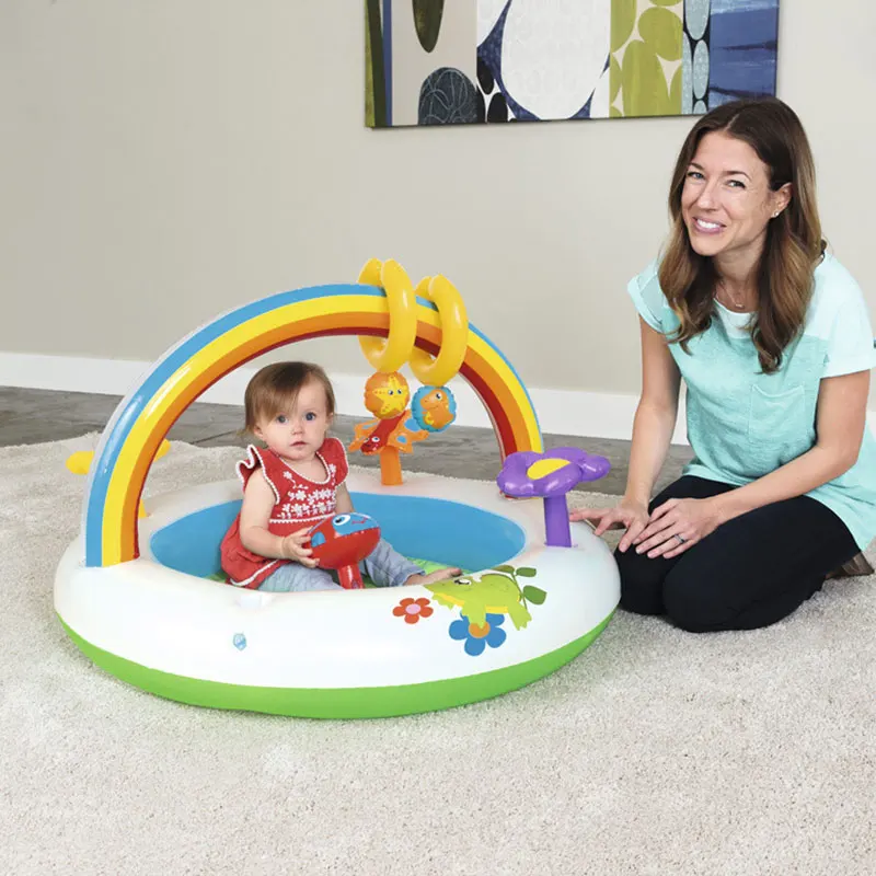 Children's Slide Baby Pool Water Slide Inflatables Kid Swimming Pool Infant Pools Children's Sliding Board Swim Outdoor